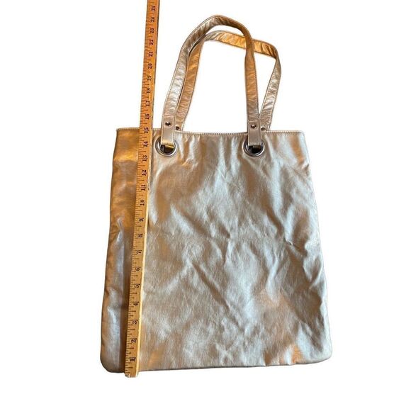 Gold faux leather shoulder bag new with out tags clean - Picture 7 of 7